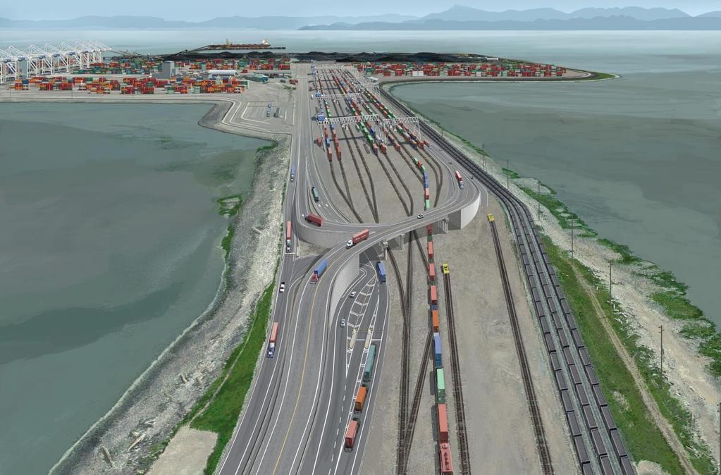 DELTAPORT TERMINAL, ROAD AND RAIL IMPROVEMENT PROJECT (DTRRIP) Increase capacity to 2.