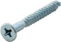 SupaTop Countersunk Nib Head Hole Screws Reinforced double countersunk head Self -countersinking nibs Suitable for long stem head hole covers Deeper recess provides for higher torque Lubricated