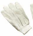 Canvas/Leather Gloves Cotton Canvas Gloves Excellent comfort, dexterity and breathability Moderate abrasion resistance Knit wrist provides secure fit and prevents debris from entering the glove