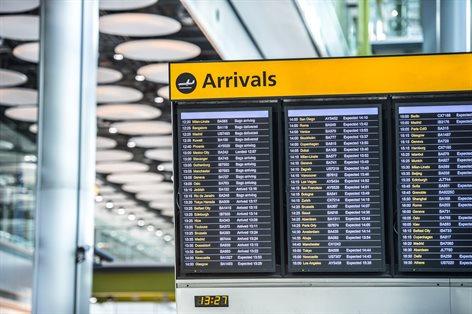 There are information screens in every part of the airport so that you can check when your flight is departing.