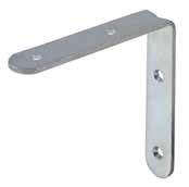 Hinges & Brackets LATCHES Hasp - Steel MENDING PLATES - ZINC Adjustable staple compensates for shrinking or sagging of door.