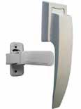 LATCHES Classic Push Button Latch For all out swinging doors 1" to 2" thick Mounts 1-3/4" center to