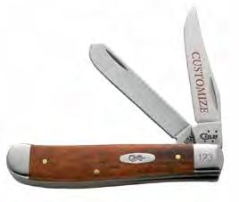 Placing your name or company logo on a Case knife will