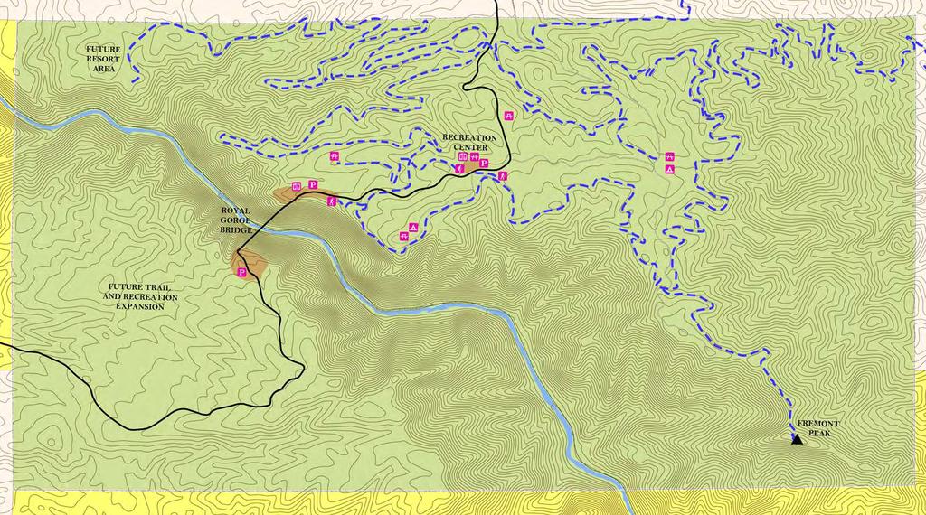 Royal Gorge Recreation Area Concept Trail Plan Trail Connection to Cañon City