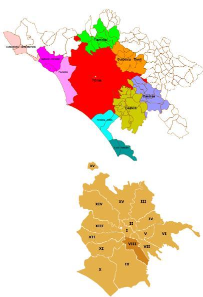 Rome, a view on the city, Municipal Area 1.285 skm Population Metropolitan Area 4.400.000 City Residents 2.900.000 Road Network 8.