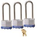 PADLOCKS & ACCESSORIES Laminated 1-3/4" wide laminated steel body for superior strength hardened steel shackle for extra cut resistance 4-pin cylinder helps prevent picking dual locking levers