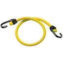 ML-85DPF 071649005312 48"(4') X 3/8" CABLE 4/16 AUTOMOTIVE Reverse Hook Twin Wire Bungee Cord reverse hook bends away allowing more room to attach two wires for extra strength 8mm cord ML-3127DATSC