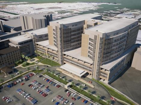 UTMB broke ground on $438 million Jennie Sealy Hospital featuring 310 patient rooms.