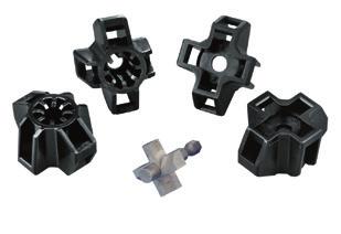 Mounting Bases for Heavy-Duty Applications The Stud Mount Cable Fastening System includes a range of bases and the custom drill bit that mounts all sizes.