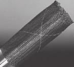 Its flexible, lightweight, open weave construction installs easily over a variety of bundle diameters and shapes.