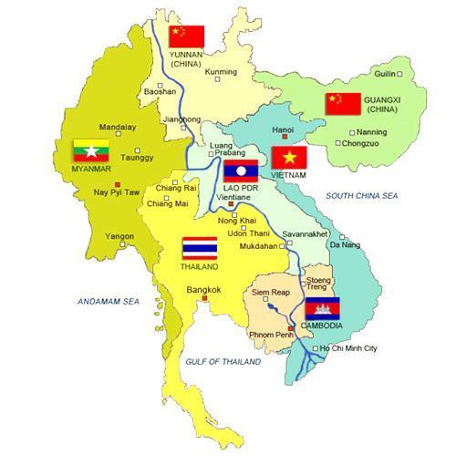 Basic fact : the Greater Mekong Sub region 6 economies : Cambodia, China (Yunnan & Guangxi), Lao PDR, Myanmar, Thailand, and Viet Nam Area : 2.55 million sq.km.