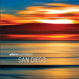 THE ESSENCE OF SAN DIEGO IN EVERY EDITION The traveler. The hotel guest. In their hotel room. Out on the town. Where GuestBook guides them throughout their stay and along the way. We bring the sights.