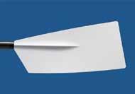 1991 With its large asymmetric surface area, this breakthrough changed the shape of racing oar blades. Lacks the firm feel of our newer designs early in the drive.