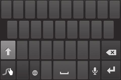 Takođe, možete da koristite i sledeće tastere: 2 3 4 5 6 7 8 Broj Funkcija Izmena veličine slova. 2 3 Pristupanje postavkama tastature (kucnite i držite).