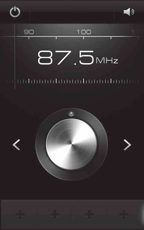 3 FM radijom možete da upravljate pomoću sledećih tastera: 4 5 2 2 Broj 3 Funkcija Isključite ili uključite FM radio. 2 Pretraga za dostupnom radio stanicom.