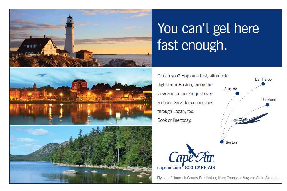Cape Air had a robust marketing program for Rockland and Augusta