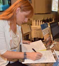 Yad Vashem Plays Prominent Role at International Jewish Genealogy Conference 2015 Deborah Berman Deborah Berman of Yad Vashem s Names Recovery Project helps complete nine Pages of Testimony submitted