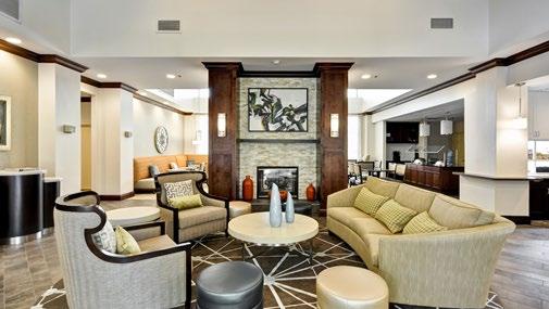 The Homewood Suites offers casual elegance and classic comfort providing guests with a true escape from everyday chaos.