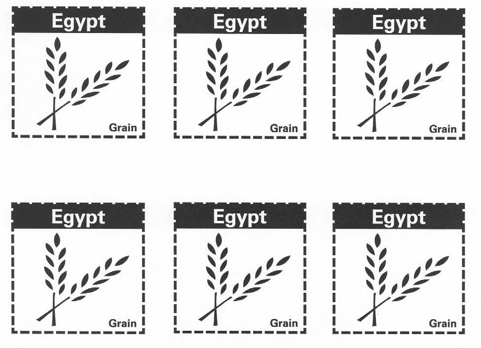 Rules of the Game for Egyptians #2 You are an Egyptian. Your goal is to quickly obtain as many different types of trade goods from other regions as possible.