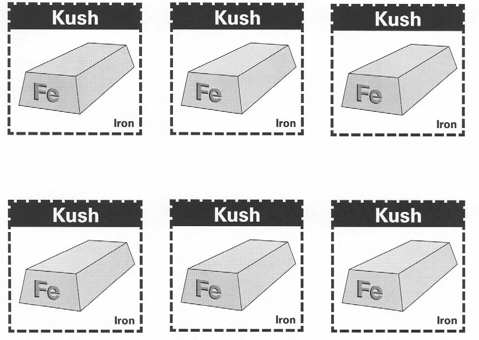 Rules of the Game for Kushites #2 You are a Kushite. Your goal is to quickly obtain as many different types of trade goods from other regions as possible. You may not trade with your fellow Kushites.
