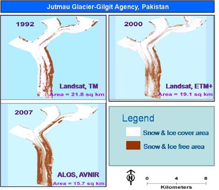 Result & Discussion Yazghil Glacier The Yazghil Glacier is located in Gilgit Agency, Karakoram.