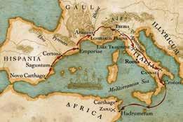 Hannibal crosses the Alps 247-182 BC Early years Hannibal Barca was born in Carthage, North Africa, (now a suburb of Tunis, Tunisia) in 247 BC.
