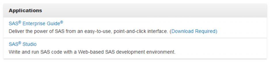 Ako želite imati SAS i kad niste spojeni na Internet onda odaberite i SAS Enterprise. Sustav će vam dodijeliti userid koji će kasnije služiti za logiranje. 2.