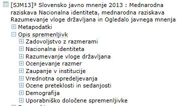 2 tematika: PRISELJENCI Slovensko javno mnenje 2013 : Mednarodna raziskava Nacionalna identiteta, mednarodna raziskava Razumevanje vloge državljana in Ogledalo javnega mnenja Raziskava SJM 2013 je