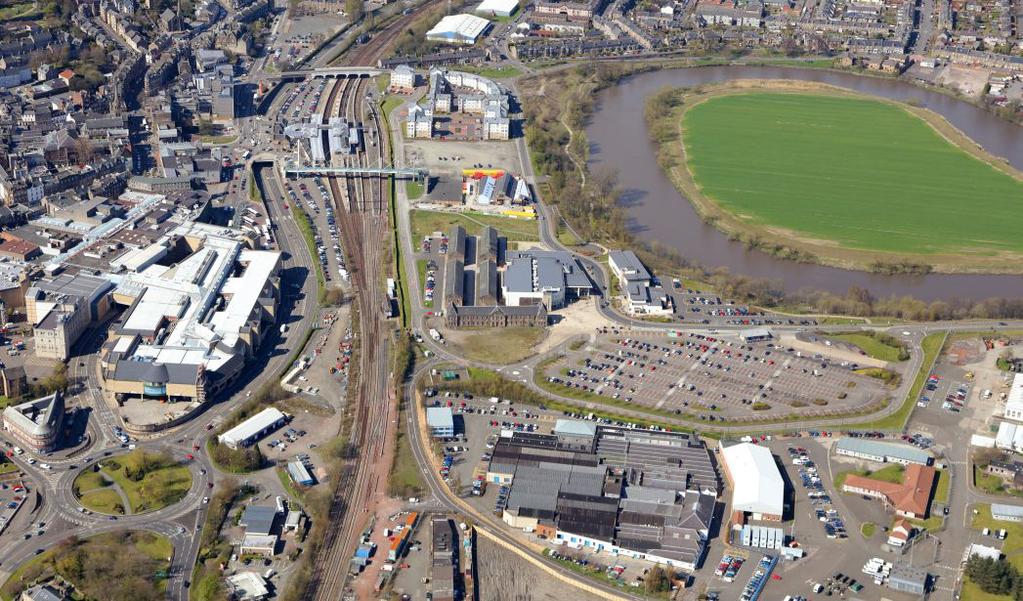 SITUATION B C The subject property is situated within the Forthside Quarter between the city centre and out of town retail parks.