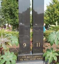 9/11 Memorial Park 1055 S. Raccoon Rd. Dedicated to the memory of those who lost their lives on September 11, 2001.