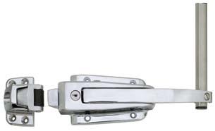 Unsurpassed for long life and reliability. Two No. 56 SafeGuard latches with stainless steel connecting rod. Rod is 7/8" (22.2mm) dia. and 37-1/4" (946.2mm) long.