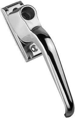 Handles are compatible with Kason interior latches for sliding and rear van doors. HANDLES Die-cast zinc handle and plate. FINISH: Polished chrome.