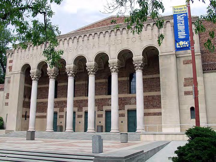 The Memorial Auditorium has played a role in