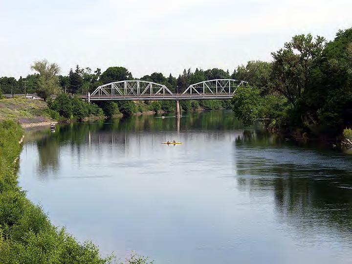 Sacramento State Campus The county has turned the American River into a parkway that