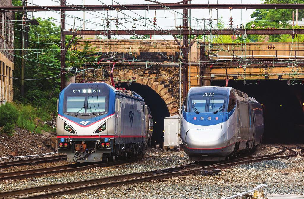 the Amtrak system and are the only Amtrak trains in 23 of the 46 states in the network. 15% 4.
