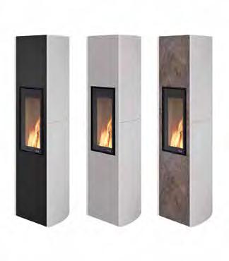 The tall, slender Taipei is a brand new surround option for Nordpeis X-20F fire.
