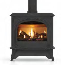 The new Huntingdon 20 s compact proportions are perfectly designed to easily fit into standard fireplace openings, whilst creating a warming atmosphere with its highly efficient 2.6kW heat output.
