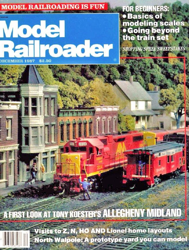 first issues of MR which featured Bruce Chubb s Sunset Valley. I was fascinated by this fantasy railroad, and how it seemed so real.