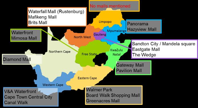 Retail sector: Tourists in South Africa tend to spend the largest proportion of their budgets on shopping. However, domestic and foreign tourists collectively spent 6.