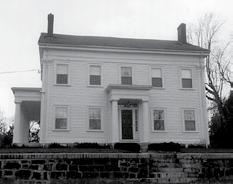 Bartlett retired to his home town about 1850 with his wife Elizabeth, who was John Slater s daughter. The house is built on the original site of John Slater s home.