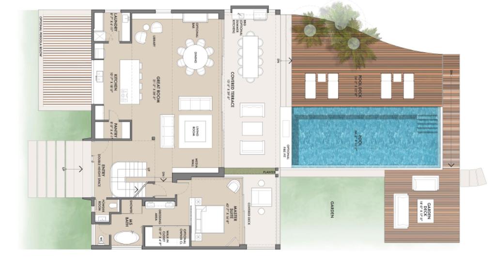 Beach Enclave Grace Bay - Design C This new 4 bedroom Design C boasts a total of