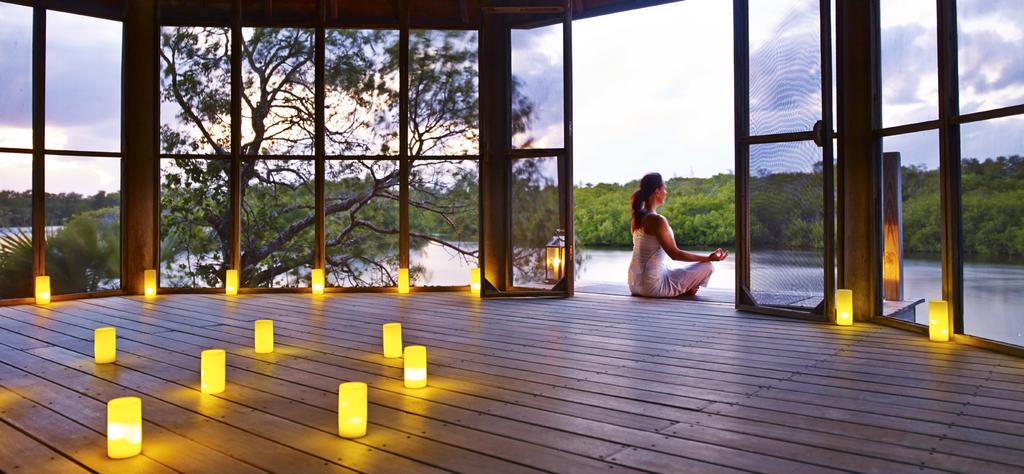 There are several relaxing spa facilities scattered throughout the island of
