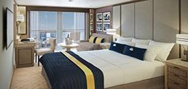 Britannia Club staterooms The refit will see the addition of 30 Britannia Club staterooms to Deck 13, as well as a comprehensive refurbishing of all