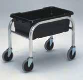 FREE TOTES WHEN YOU ORDER A ONE, TWO OR FOUR TOTE DOLLY All welded aluminum dollies accept 16" x 25" x 8-1/2" high