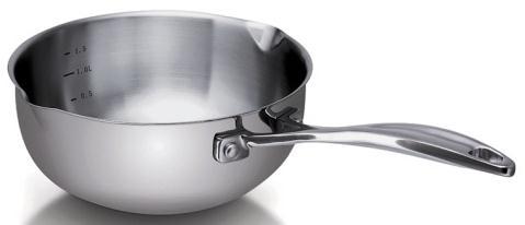 There is no loss of grilling space. 26 cm 12068284 NA $169.00 Conical saucepan 2 spouts, ideal for left and right handed cooks.