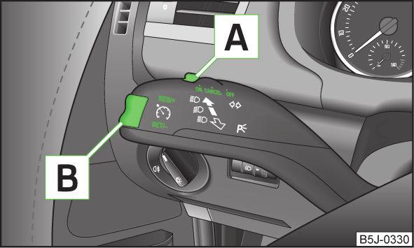 Sistem za regulaciju brzine (GRA) održava podešenu konstantnu brzinu veću od 25 km/č, tako da nema potrebe da pritiskate pedalu gasa.