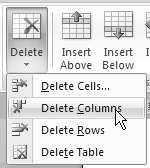 ćelija Kartica Table Tools, Layout- 2 Height/Width visina/širina izabranih ćelija Distribute Rows/Columns izabrani redovi (kolone) biće iste visine (širine) ravnomerno će podeliti ukupnu visinu