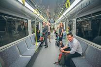 network No timetable Customers will just turn up and go Opal ticketing TRAIN FEATURES Double doors for faster loading and unloading Two multi-purpose