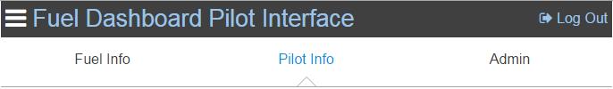 Pilot Interface Pilot Info Distribution of