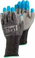 reinforced index finger, ventilated back, machine wash at 40 C, cuff 4543 TEGERA 992 Dyneema glove suitable e.g. as an inner-glove for work where the risk of cuts exist.
